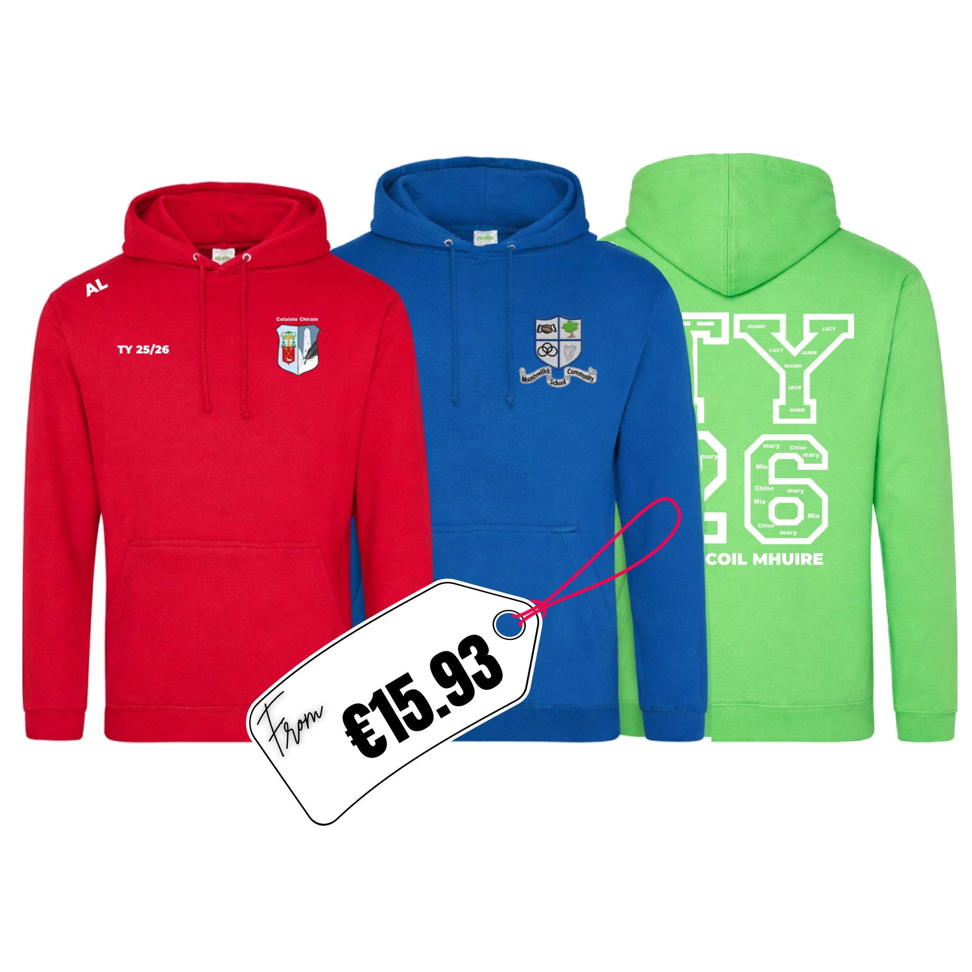 TY Hoodies Embroidered