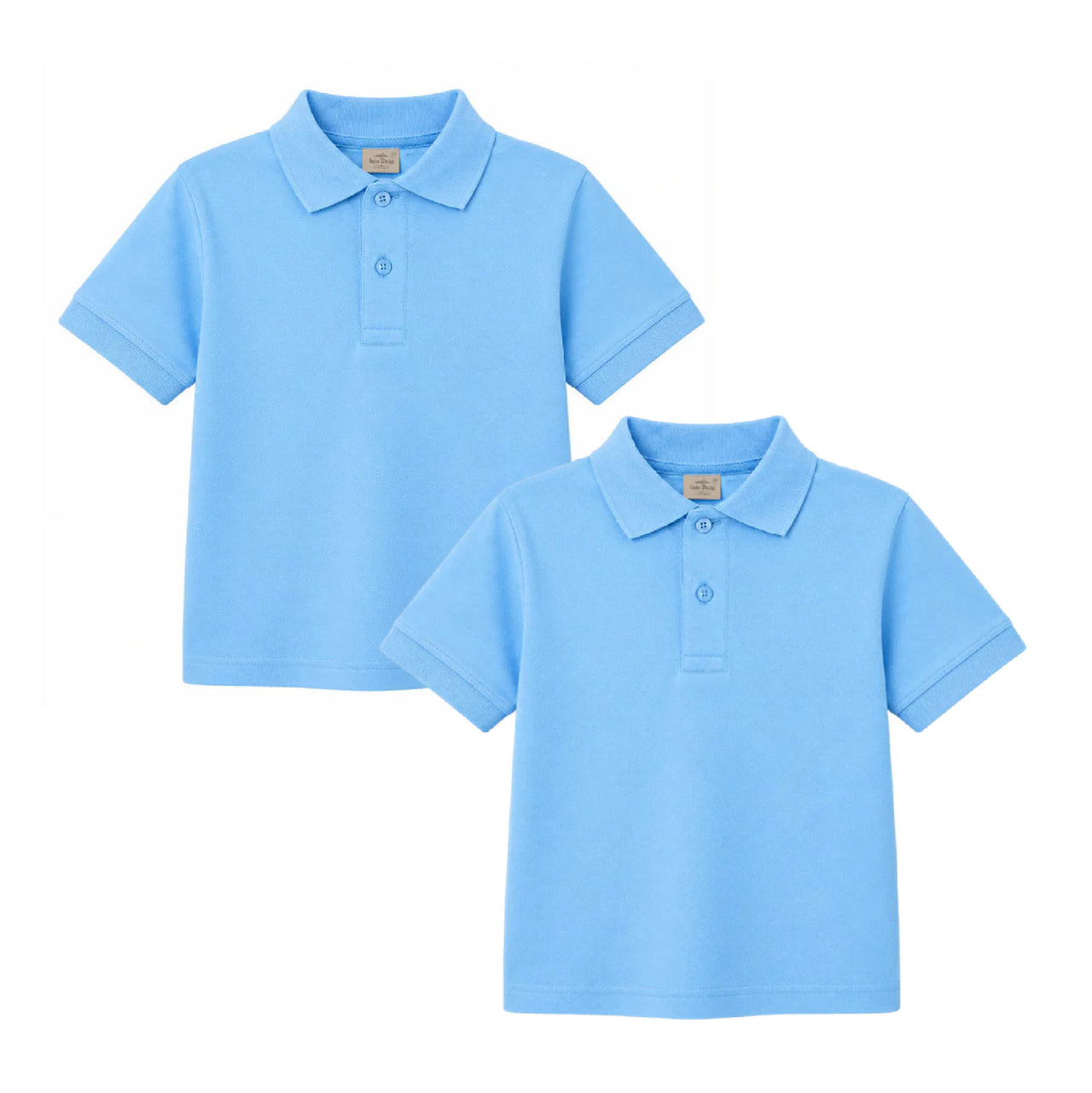 Twin Pack Polo Shirt - Sky Blue