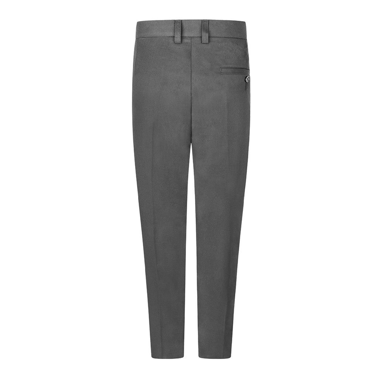 Senior Slim Fit Trousers Grey - Short Leg