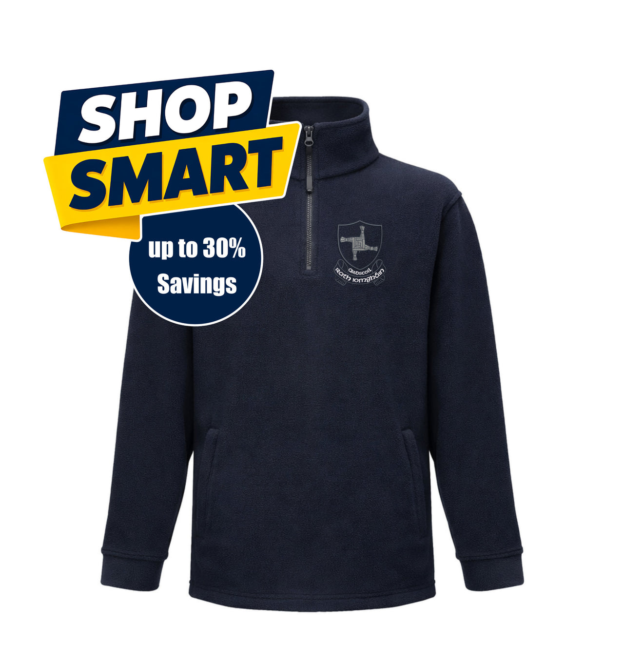 Ard Scoil Rathangan 1/2 Zip Fleece - SHOP SMART