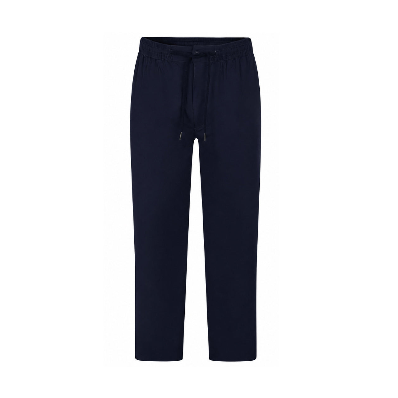 Navy Open Hem Jog Pants